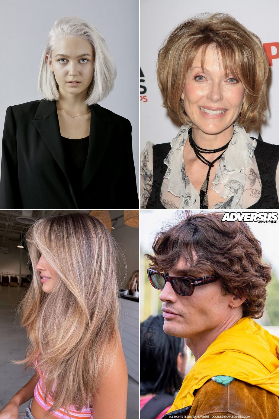 Frizurák hosszú hajú nők 2023
