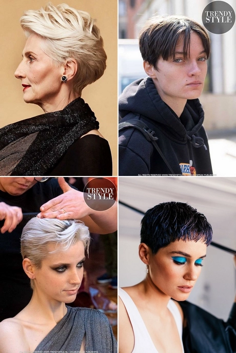 Modern rövid hajvágás nők 2023