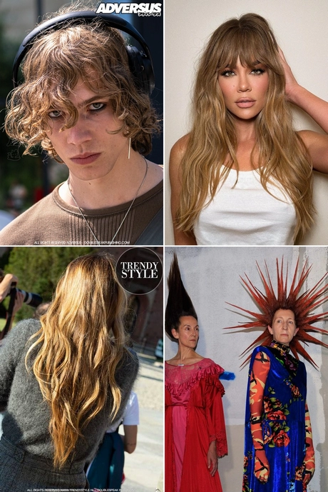 Új frizurák hosszú haj 2023