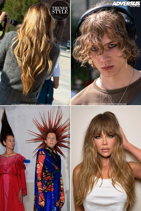 Divatos frizurák hosszú haj 2023