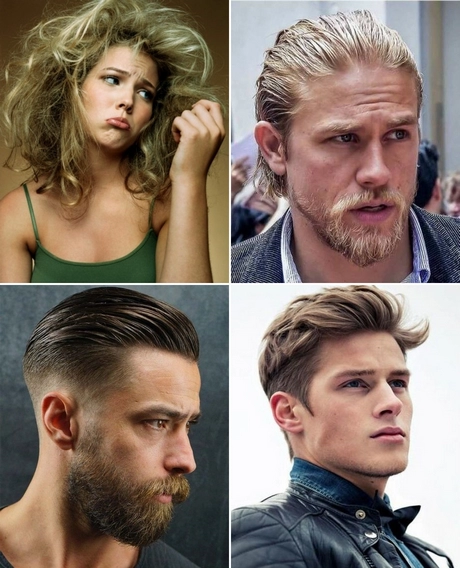 Vékony haj modellezése férfiak számára