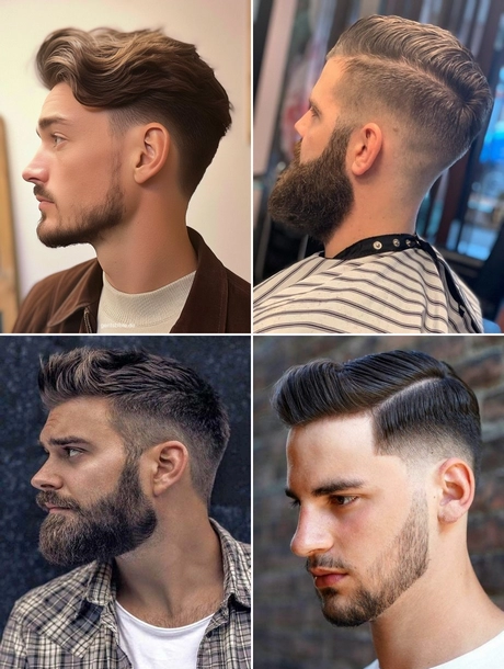 Férfi frizura szakállal