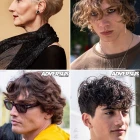 Közepes hosszúságú göndör haj 2023