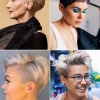 Női rövid borotvált hajvágás 2023