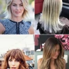 Közepes hosszúságú haj modell vágás
