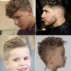 Fiú frizura stílus haj
