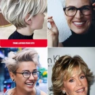 Rövid hajvágás nőknek 65 szemüveggel