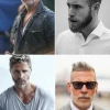 Rövid hajvágás az idősebb férfiak számára